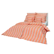 Stanex Ložní povlečení krepové Barunka oranžová (LS175) Ložní povlečení 140x220 + 90x70 - (LS175)