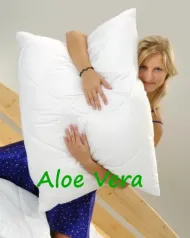 Polštář ALASKA Aloe Vera 70x90cm 900g 2x zip kuličky UNICO