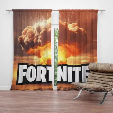 Závěsy FORTNITE Exploze: 2 ks - 140x250 cm - Sablio