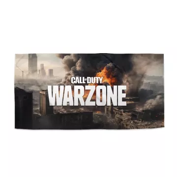 Ručník s potiskem Call of Duty Warzone - město - Sablio