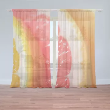 Záclony Citrusy: 2 ks - 150x250 cm - Sablio