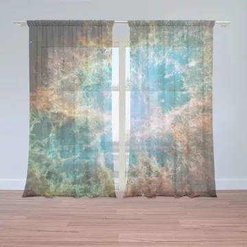 Záclony Vesmírná abstrakce: 2 ks - 150x250 cm - Sablio