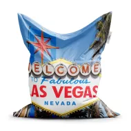 Sedací vak Classic Welcome to Las Vegas - Sablio