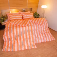 Stanex Ložní povlečení bavlněné Barunka oranžová (LS175) Ložní povlečení 140x220 + 90x70 - (LS175)