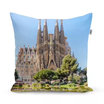 Dekorační polštář Barcelona Sagrada Familia - Sablio