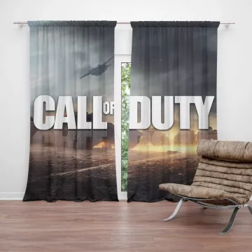 Závěsy Call of Duty Bojiště: 2 ks - 140x250 cm - Sablio