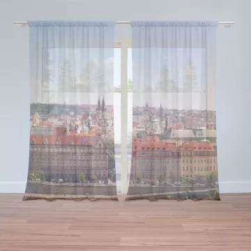 Záclony Praha: 2 ks - 150x250 cm - Sablio