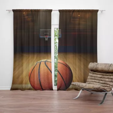 Závěsy Basketball: 2 ks - 140x250 cm - Sablio