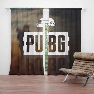 Závěsy PUBG Vojáci: 2 ks - 140x250 cm - Sablio