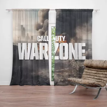 Závěsy Call of Duty Warzone - město: 2 ks - 140x250 cm - Sablio