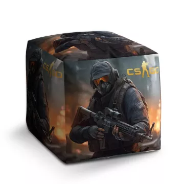 Taburet Kostka CS:GO Voják 2: 40x40x40 cm - Sablio