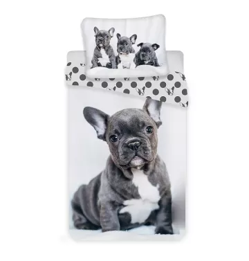 Bavlněné povlečení - Bulldog - 140 x 200 - Jerry Fabrics
