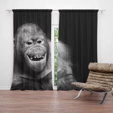 Závěsy Orangutan: 2 ks - 140x250 cm - Sablio