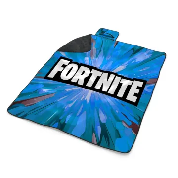 Plážová deka FORTNITE modrá: 200x140 cm