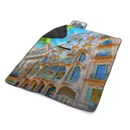 Plážová deka Barcelona Gaudi Casa Batllo 2: 200x140 cm