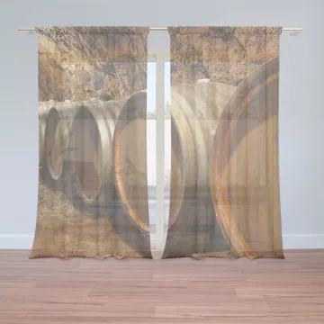 Záclony Sudy: 2 ks - 150x250 cm - Sablio