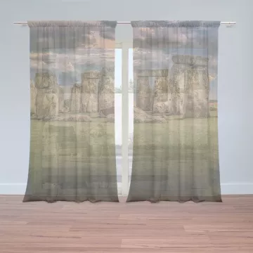 Záclony Stonehenge: 2 ks - 150x250 cm - Sablio