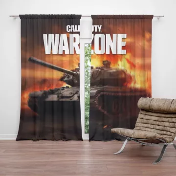 Závěsy Call of Duty Warzone - tank: 2 ks - 140x250 cm - Sablio