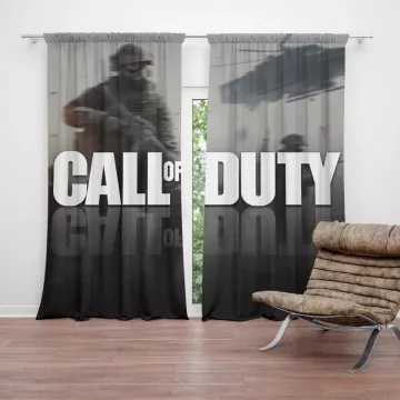 Závěsy Call of Duty Vrtulník: 2 ks - 140x250 cm - Sablio