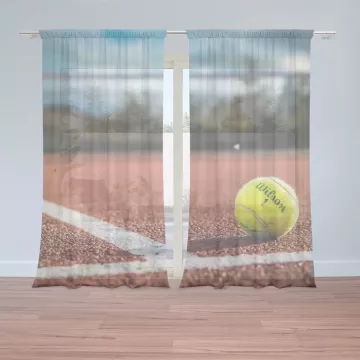 Záclony Tennis: 2 ks - 150x250 cm - Sablio