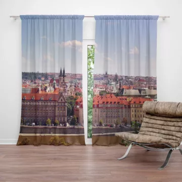 Závěsy Praha: 2 ks - 140x250 cm - Sablio