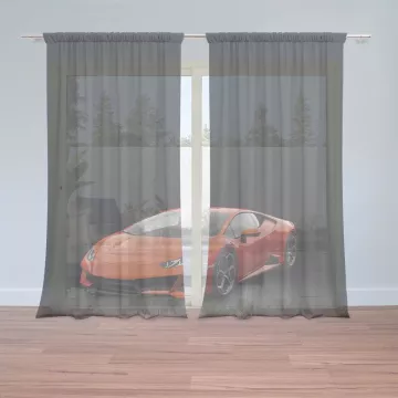 Záclony Sportovní auto 1: 2 ks - 150x250 cm - Sablio