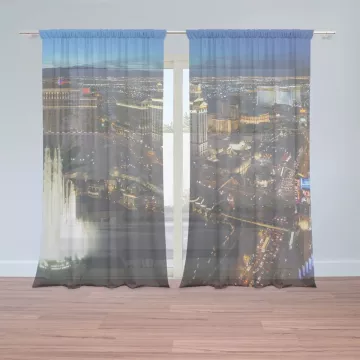 Záclony Las Vegas: 2 ks - 150x250 cm - Sablio