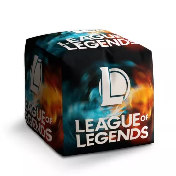 Taburet Kostka League of Legends Glow: 40x40x40 cm - Sablio